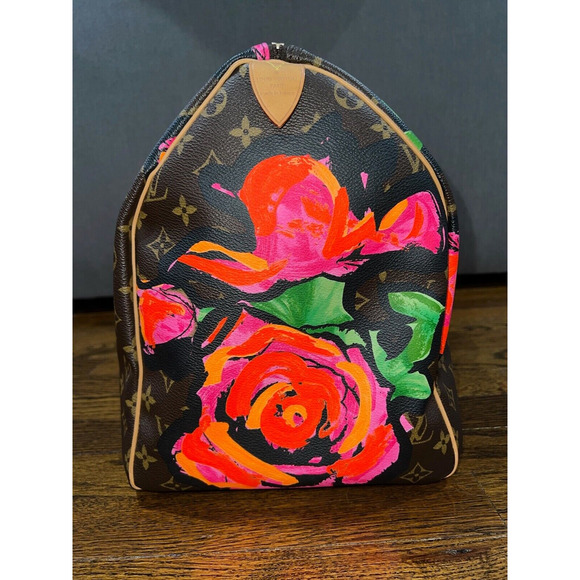 Louis Vuitton Keepall 50 Stephen Sprouse Roses Monogram Logo Monogram Travel Bag - Picture 5 of 12